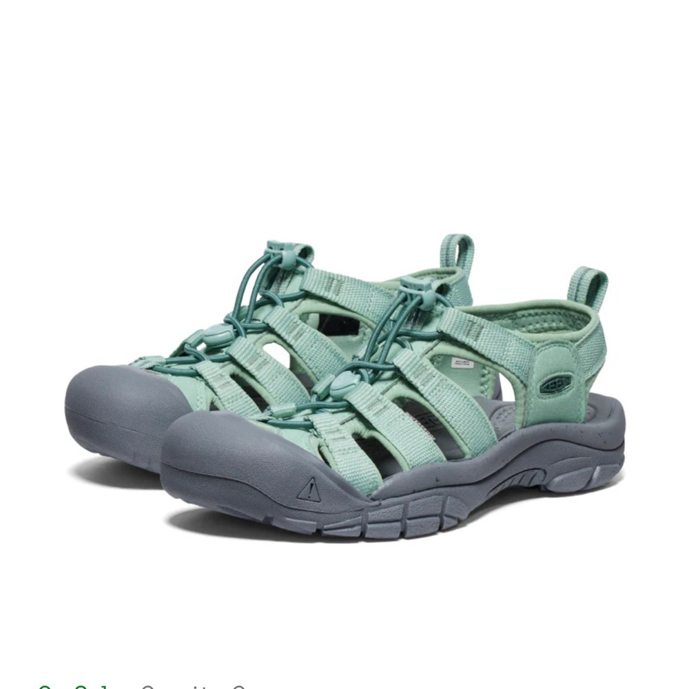 Keen Waterproof Sandals size 10 Gently Used Gray and Green